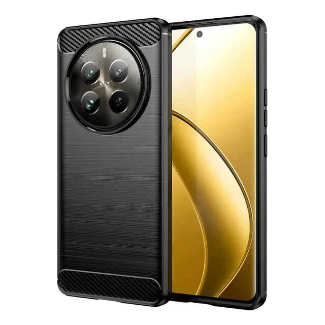 Funda Tpu Fibra De Carbono Compatible Con Realme 12 Pro