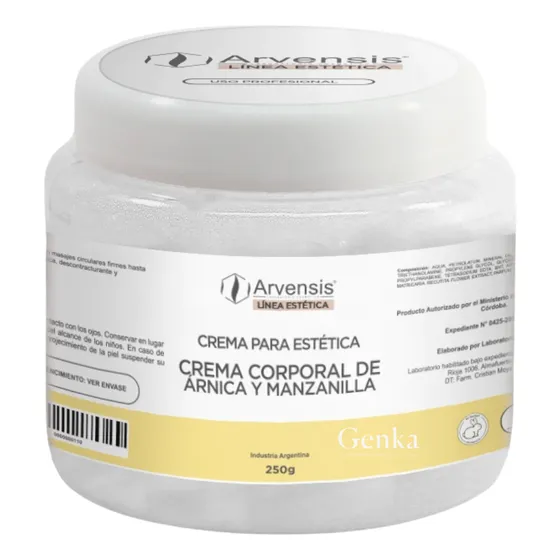 Crema Corporal Aceites De Arnica Y Manzanilla 250cc Arvensis