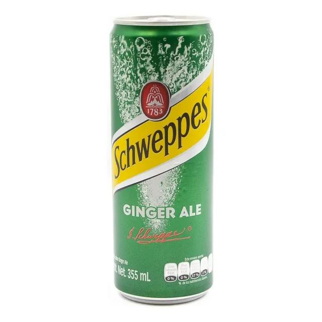11 Pack Refresco Ginger Ale Schweppes 355 Ml