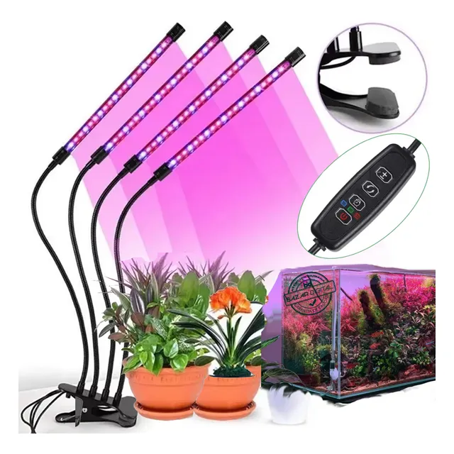 Lampara Luz Para Plantas Cultivo Hidroponía Acuarios Pecera