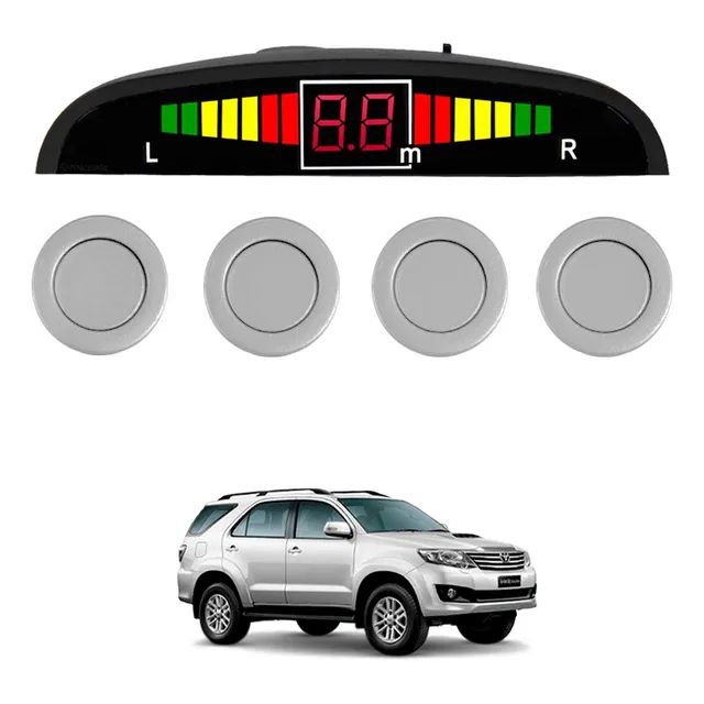 Sensor De Ré Estacionamento Prata Toyota Sw4 Diesel 2012