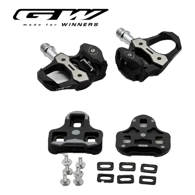 Pedales De Ruta Con Trabas Gw Zp-110 Para Bicicleta Road