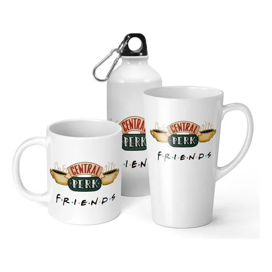 De Taza + Botella + Taza Conica Friends De