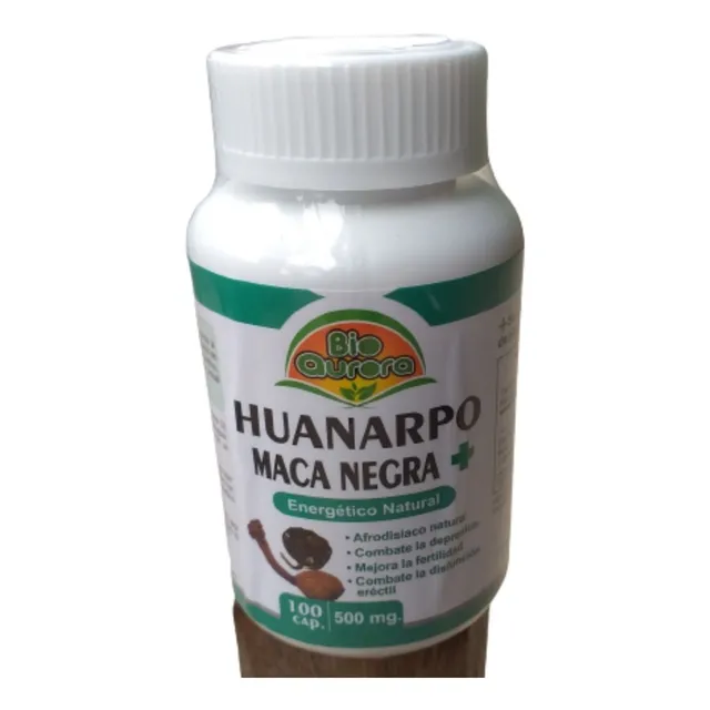 Huanarpo Macho + Maca Negra 100 Cápsulas 500mg