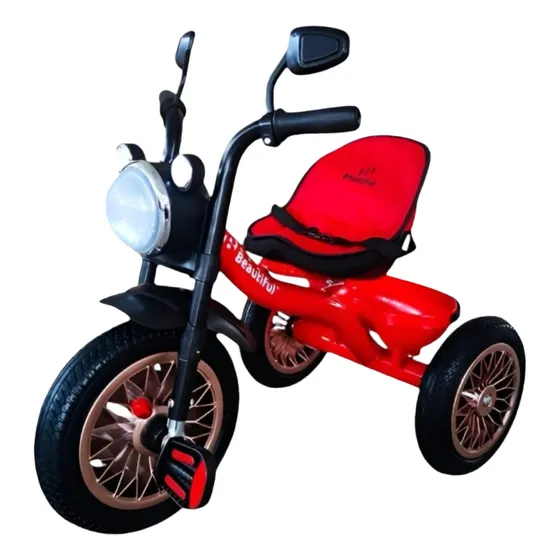 Triciclos Para Niños Nuevos Modelos Musicales Modelo Moto Color Rosado Azul Rojo Negro
