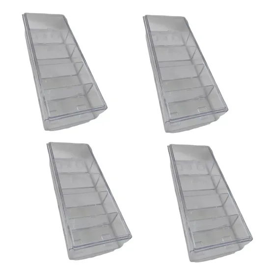 Kit Expositor Hot Wheels 4 Caixas Modulares C/ 5 Nichos 1/64