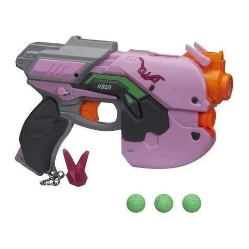 Nerf Rival Overwatch: D.va Blaster Con 3 Municiones 