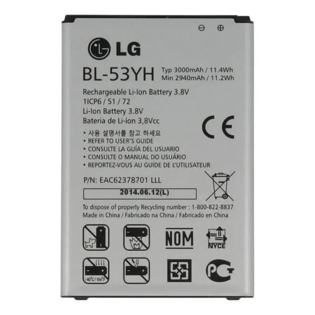 Bateria LG G3 Bl-53yh Nueva Tienda Garantia Servicio Tecnico