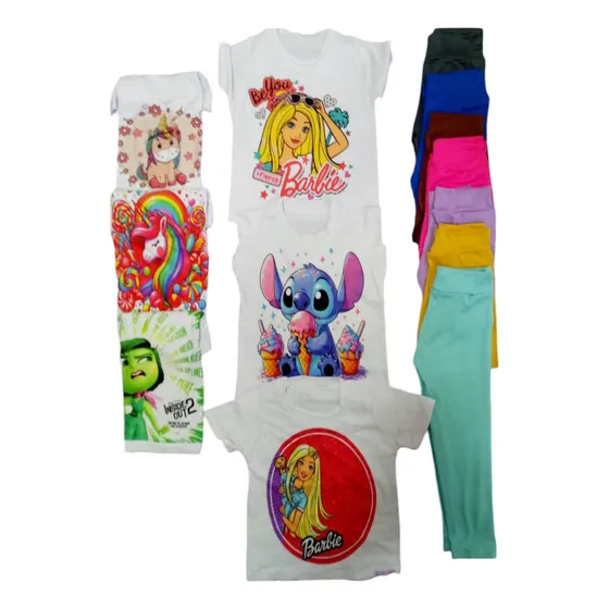 Trío De Conjunto Para Niñas Largo ( 3 Conjunto)
