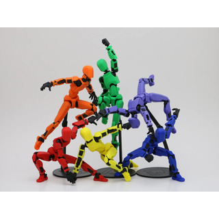 Boneco Totalmente Articulado Dummy 13 Com Suporte Incluído Boneco Totalmente Articulado Dummy 13 Com Suporte Incluído