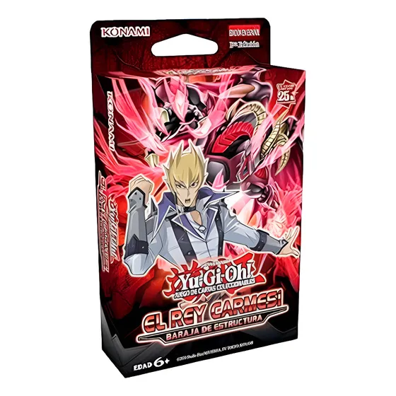 Yu-gi-oh! Baraja Mazo El Rey Carmesí, Original En Español