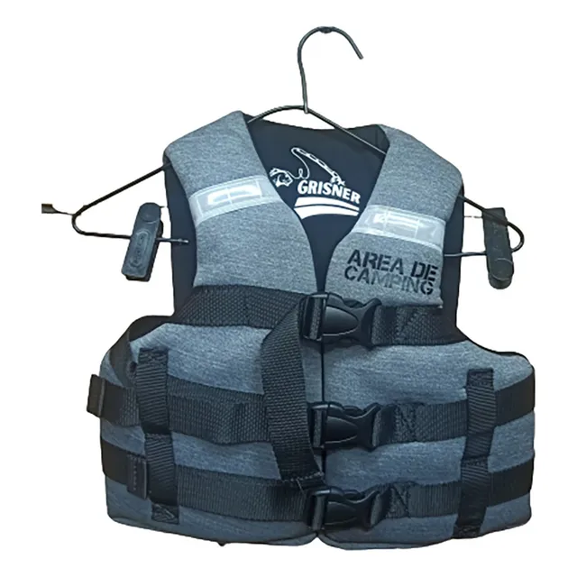 Salvavidas Niños  Adc Neopreno  Gris/rojo/azul