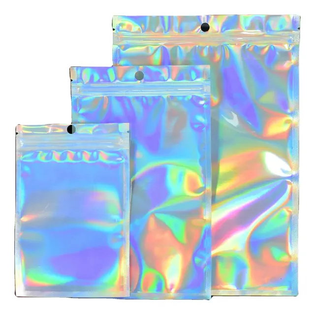 Bolsa Empaque Accesorio Con Visor Tornasol 12*18cm 50und