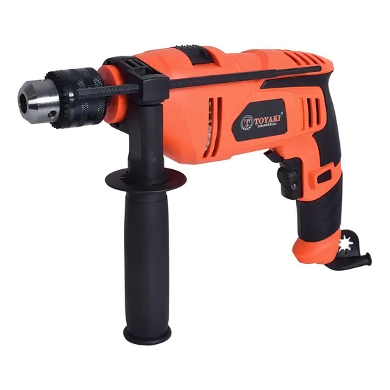 Taladro 13mm 900w C/percutor Toyaki Tk-803 Color Naranja Claro Frecuencia 50