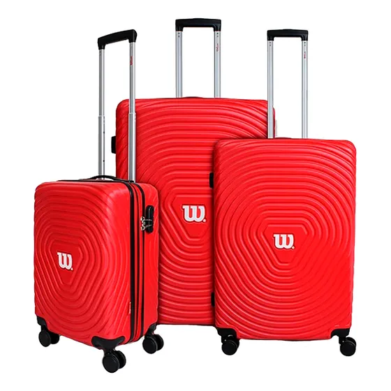 Set De Maletas Zoom Wilson 28  24  20  4 Ruedas
