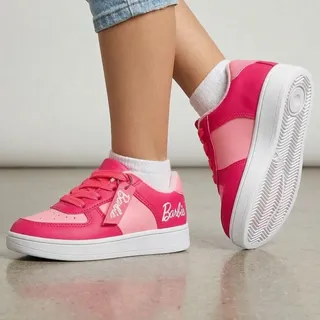 Looked Tênis Infantil Meninas Barbie Lançamento Com O Chaveirinho
