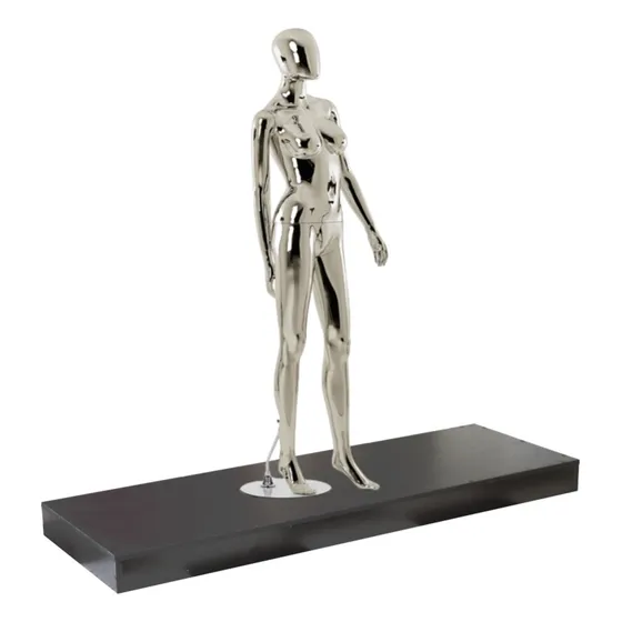 Base Tablado Para Manequim Loja Expositor Vitrine 1,50m Klithovit Decor Cor Preto