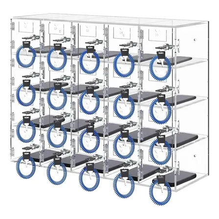 Gabinete Guardar Teléfonos 20 Celulares Ranuras + Llaves