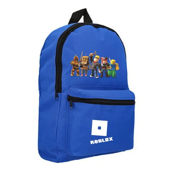 Mochila Clásica Con 2 Cierres Estampada Roblox