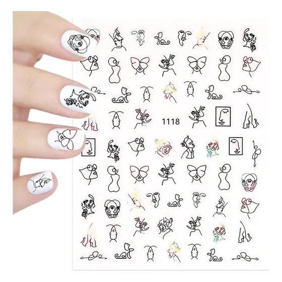 Stickers Para Uñas - Autoadhesivos - Nail Art