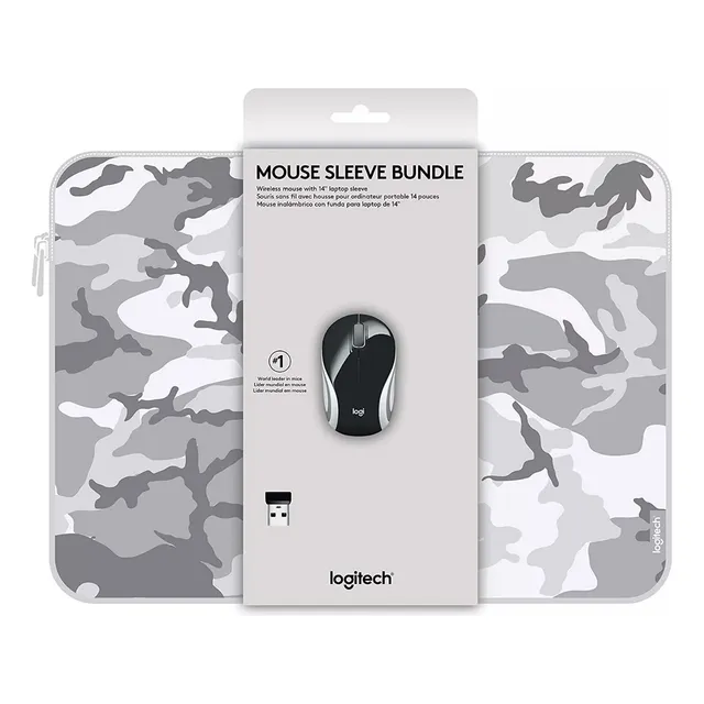 Logitech Mini Mouse Inalámbrico M187 + Funda Para Laptop 14