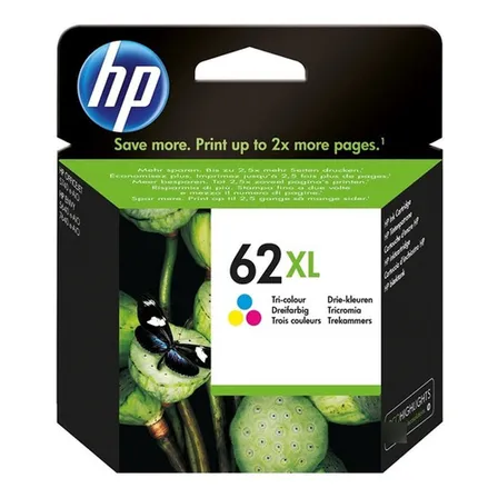 Tinta Hp 62xl Tricolor Alto Rendimiento