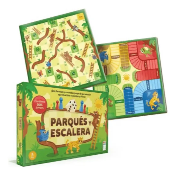 Juego De Mesa Parqués Y Escalera Ronda