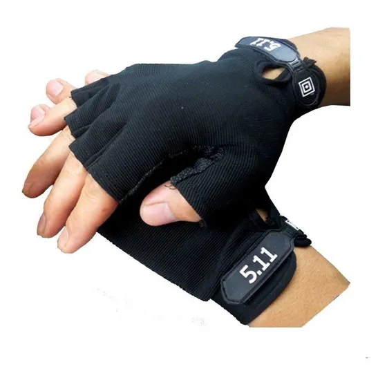Guantes Tácticos Dedo Cortos 5.11 Ciclismo Pesca Senderismo