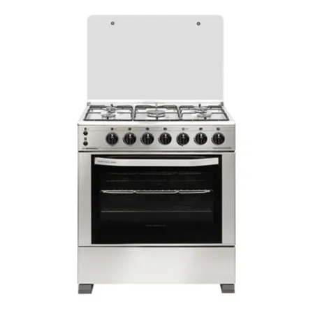 Cocina Gas 5 Quemadores Sindelen Nova Vita Ch-8700in Color Acero inoxidable