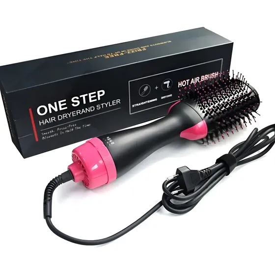 Cepillo Alisador Planchita Secador 3 En 1 Cabello Anti Frizz | Cuotas sin interés
