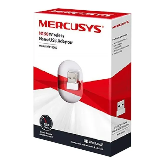 Placa De Red Wifi Usb Mercusys Mw150us Adaptador 150mbps