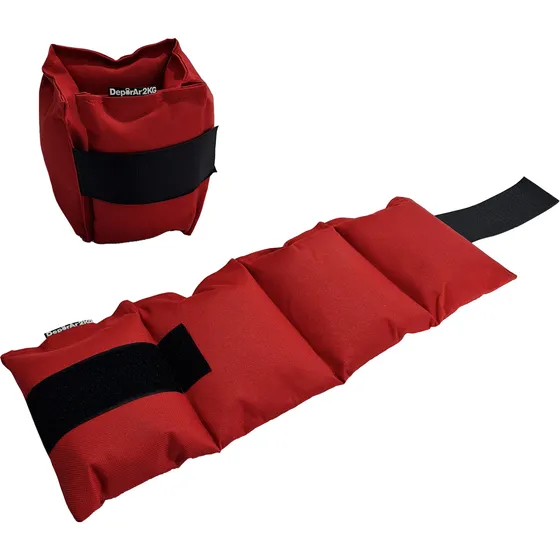 Par De Tobilleras 2 Kg C/u Con Abrojo Pesas Gym Mir Dpr