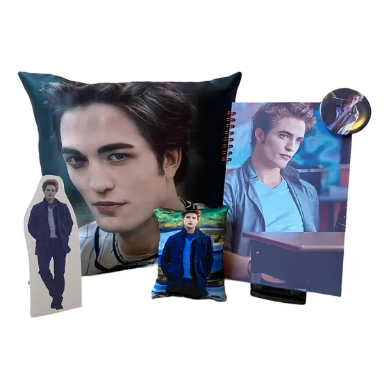 Pack Cojín Edward Cullen Crepúsculo Libreta Llavero