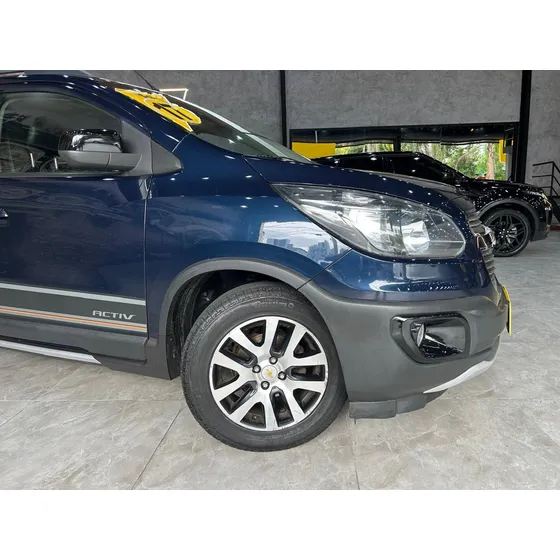 Chevrolet Spin Activ 1.8 8v Econo. Flex 5p Automatico 2017 Completo Couro Midia