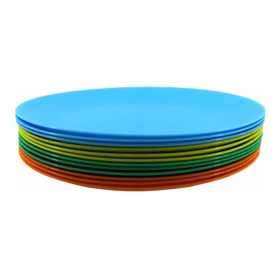 Plato Plastico Reutilizable Sin Bpa Apto Para Microonda