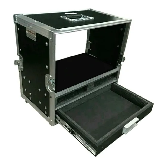 Flight Case Para Behringer Xr18 + 2 Bases Sem Fio + Gaveta