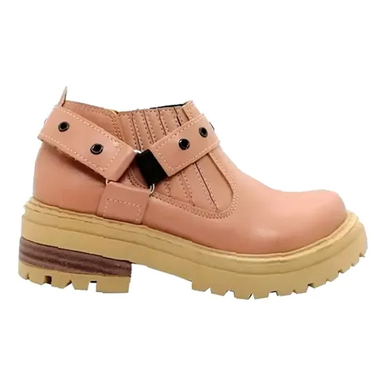Botas Cortas Con Cierre Y Tachas, Borcegos. Re Comodas