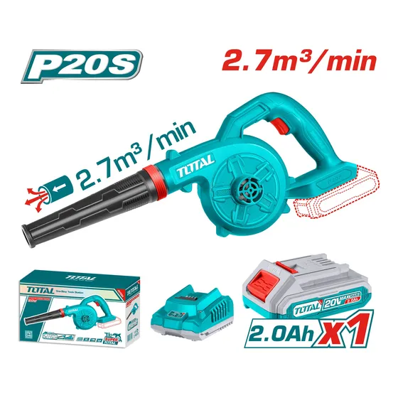Soplador Inalámbrico 20v, 18000rpm Con Bateria Y Cargador