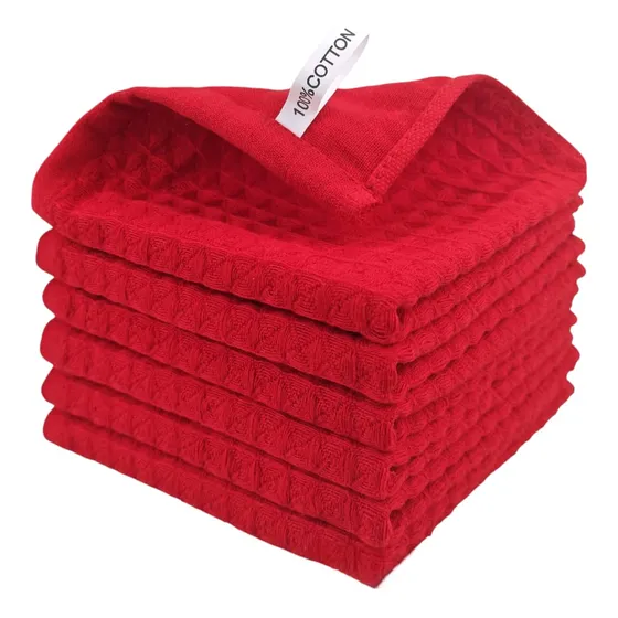 Paño De Cocina Multiuso Pack 6und Algodón 100% 29x29cm