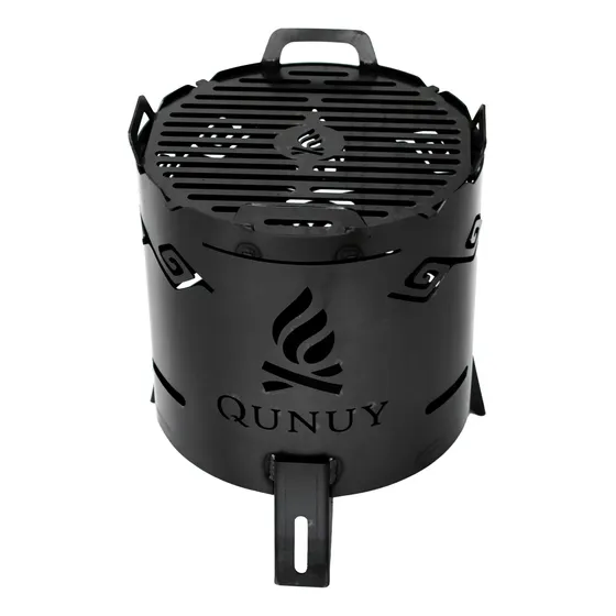 Fogonero Fogon Brasero Con Parrilla Y Base De Disco - Lanin