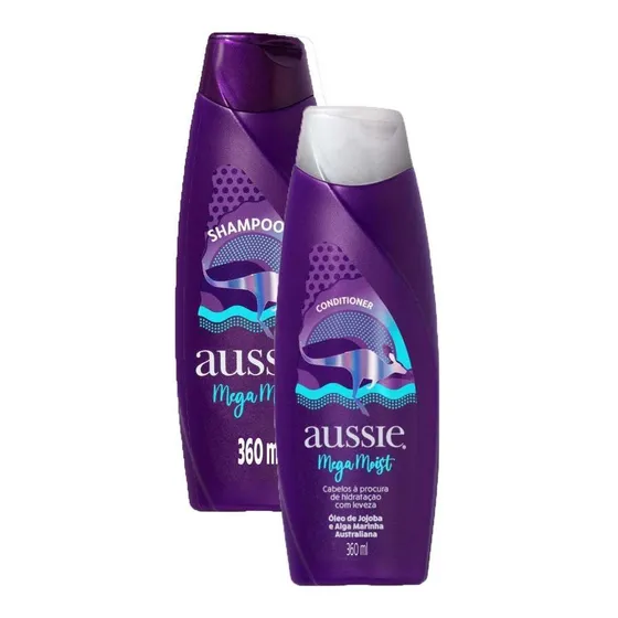 Kit Shampoo Aussie 360ml + Condicionador Aussie 360ml
