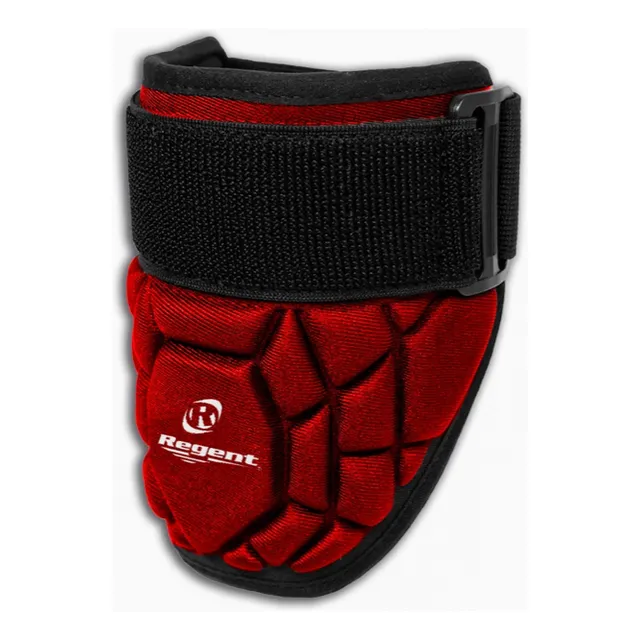 Protector De Codo Beisbol Softbol Regent Rojo Ajustable