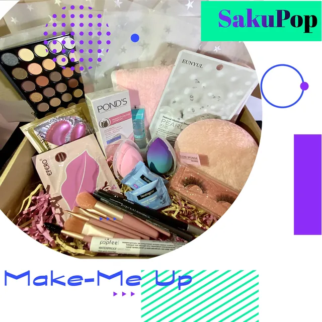 Caja Tematica Maquillaje  Sakupop  Make-me-up 