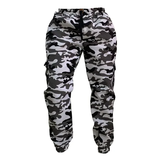 Pantalón Dril Camuflado Hombre 6 Bolsillos
