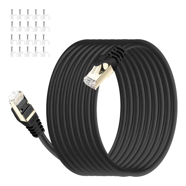 Cable Red Rj45 Ethernet Cat 8 Categoria 8 - 40 Metros