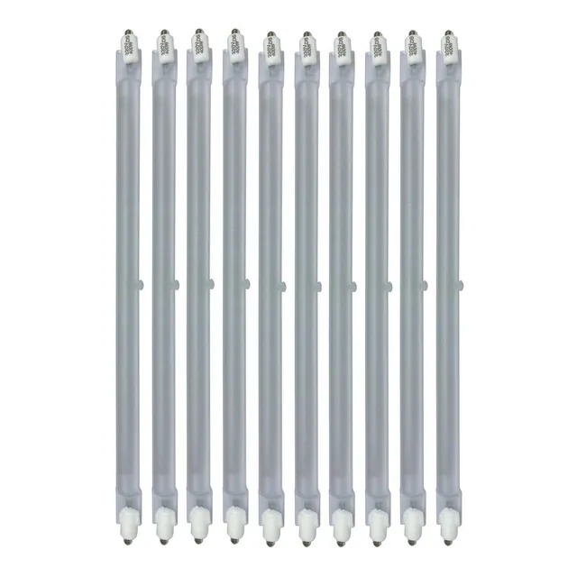 Tubo Vela Halogena Estufa Electrica 20 Cm X 10 Unidades