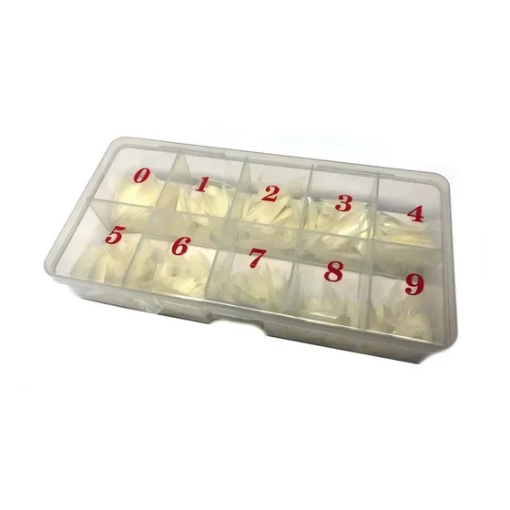 Tips Uñas Punta Redonda 500 Unidades D12