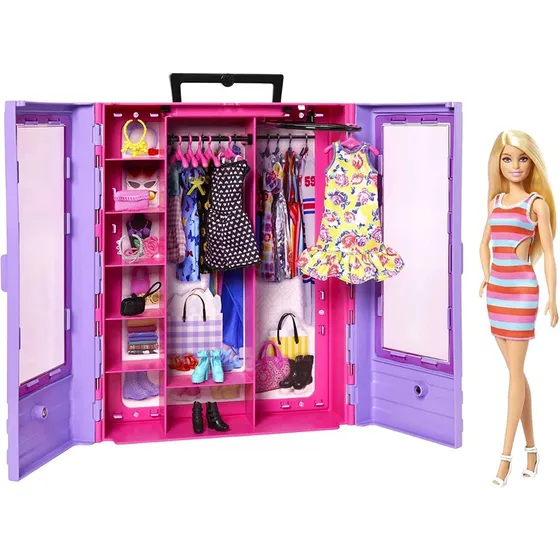 Barbie - Closet De Lujo Con Muñeca - Hjl66