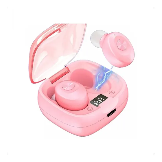 Fone Ouvido Intra-auricular Sem Fio Rosa Para Jogos Xg-8