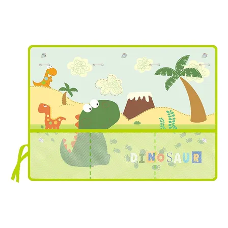 Cortina Para Auto Diseño Bebe Niños Protección Uv Dino V